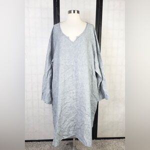 Flax 100% linen dress. Size: 1G